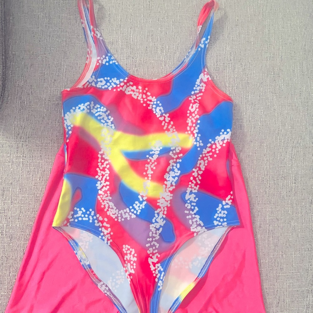 Retro Malibu Barbie bodysuit- medium